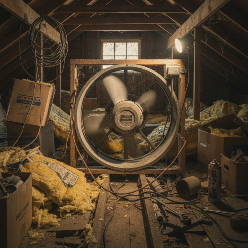 Attic Ceiling Repair